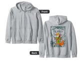 Disney Robin Hood Retro Vintage Distressed Zip Hoodie