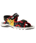 Pokemon Younger Boys Sandals Sliders Sport black - Size UK 2