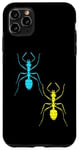 Coque pour iPhone 11 Pro Max Fourmis rétro années 80 90 fourmi insectes enfants animaux de la forêt