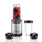 UFESA BS4707 Mixeur Blender activa avec fenêtre de bocal et bouchon doseur, 500 W, 1,5 litre, plastique, 3 vitesses, Blanc/Rouge