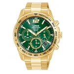 Lorus Solar Chronograph Mens Watch RZ514AX9 Green Dial  - RRP £164.99