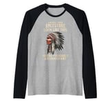 American Indian You're Probably An Immigrant Raglan Baseball Tee