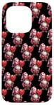 iPhone 15 Pro Funny Valentines Gnome Dad Graphic With Red Heart Lollipops Case