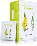 20 Tea Bags Nutra Tea - Mullein Leaf & Thyme Mullein Tea For Lungs & Throat