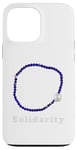 Coque pour iPhone 13 Pro Max Bracelet Bleu Mouvement Solidarité Tendance Femmes Droits 4B