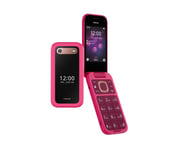 Nokia 2660 Flip Feature Phone with 2.8" display, 4G Connectivity, built-in camera, MP3 player, Classic games, a battery that lasts for days, Perfect for digital detox, Dual SIM - Pop Pink