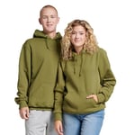 Russell Athletic Men's Dri-Power Fleece Hoodies, Moisture Wicking, Cotton Blend, Relaxed Fit, Sizes S-4x Hooded Sweatshirt, Green Moss Pullover, 3XL