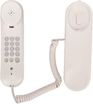 Telephone Mural,Telephone Fixe Pour La Maison Avec Cordon,Son Clair,Gros Boutons,Fonction De Rappel Muet,Telephones Pour Personnes Agees Et Malentendants(Blanc)