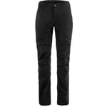 Fjällräven Fjällräven Abisko Hybrid Trail Trousers W - Black - Dam - 42/L- Naturkompaniet