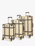 Rock Vintage 8-Wheel Hard Shell Suitcase, Set of 3