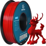 Filament ABS+ 1.75 mm,filament pour imprimante 3D ABS+ 1 kg,précision dimensionnelle +/- 0.03 mm,Rouge(Q1355)