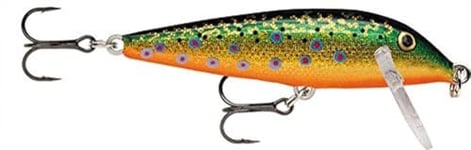 Rapala CountDown Lure with Two No. 7 Hooks, 1.5-2.4 m Swimming Depth, 7 cm Size, Blue Trout