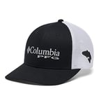 Columbia Unisex's PFG Logo Mesh Ball Cap, Black, XXL