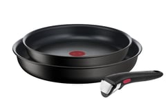 Tefal Ingenio Set De 2 Poêles + Poignée, Antiadhésif, Induction L3979002