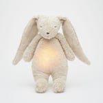 MOONIE KANIN ORGANIC SAND NATUR Sovebamse med lyd og nattlampe