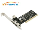 PCI 1394A carte de capture vidéo 4 Ports (3 + 1) adaptateur d'extension de carte de contrôleur PCI 3x6 broches 1x4 broches avec câble IEEE 1394