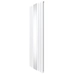 Radiateur Plat avec Miroir - 1800mm x 565mm – Blanc Monstershop