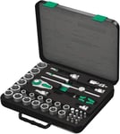 Wera 05003647001 8100 SC Zyklop Speed Ratchet Set - Silver (38-Piece)