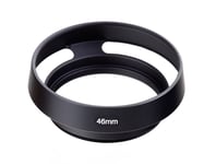 46mm Metal Tilted Vented Lens Hood for Lenses with 46mm Filter Thread - UK STOCK