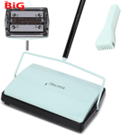 Carpet  Sweeper  Broom  Non  Electric  with  Horsehair  Roller ,  Electrostatic