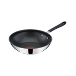 Jamie Oliver by Tefal Quick & Easy Stainless Steel Wok, 28cm