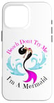 Coque pour iPhone 16 Pro Max Beach Don't Try Me I'm A Mermaid Funny Black Sirmaids Women