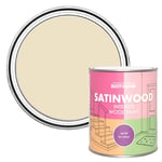 Rust-Oleum Beige Satinwood Interior Wood Paint - Featherstone 750ml