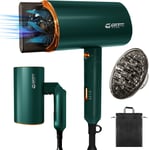 Travel  Hairdryer  UK  Hair  Dryers  Women  Men  2200W  Powerful  Foldable  Port