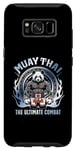 Coque pour Galaxy S8 Muay Thai Ultimate Combat - Boxe thaïlandaise et panda