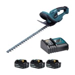 Makita DUH523RF-3 18v LXT Hedge Trimmer (3x3Ah)