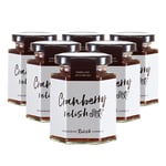 Hawkshead Cranberry Relish 6 x 200g - Vegan, Gluten-Free, All-Year Condiment