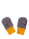 Little Green Radicals Kids' Cotton Stripe Mittens, Dreamy Blue Striped