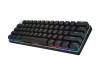 Logitech G Pro X 60 - Tastatur - Gaming - 60% - Tkl - Bakgrunnsbelyst - Trådløs - 2.4 Ghz, Bluetooth - Qwerty - Us International - Tastsvitsj: Tactile - Hvit