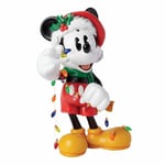 Enesco Disney Showcase Grande Figurine de Père Noël Mickey Mouse Multicolore 31 cm