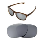 NEW POLARIZED CUSTOM SILVER ICE LENS FOR OAKLEY CROSSRANGE R SUNGLASSES