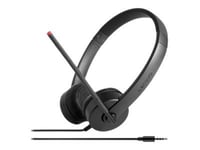 Lenovo Stereo Analog Headset - Micro-casque - sur-oreille - filaire