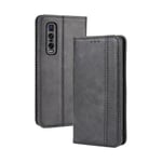 Oppo Find X2 Pro Case Magneettinen Sulku Vintage Pattern Pu Nahka Lompakon kansi Korttipaikoilla