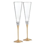 Vera Wang with Love Toasting Flute Pair Gold