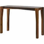 Ancona 203 Table console en bois de sheesham - laqué / marron foncé 120x42x80 - marron