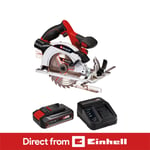 Einhell Cordless Circular Saw 165mm 18V TE-CS 18/165-1 Li With Battery & Charger