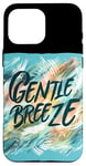 Coque pour iPhone 16 Pro Max Belles couleurs vives avec tenue de discours Gentle Breeze