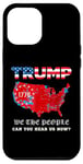 Coque pour iPhone 12 Pro Max We The People Have Spoken Tee Carte des résultats des élections américaines 2024