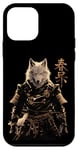 iPhone 12 mini Samurai Wolf Japanese Kanji Samurai Warrior Wolf Case