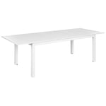 Table de Jardin à Rallonge 180/240 x 90 cm en Aluminium Meubles d'Extérieur Bla