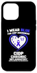 Coque pour iPhone 12 Pro Max Bleu pour la polyneuropathie démyélinisante inflammatoire chronique