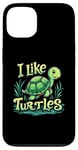 iPhone 13 I Like Turtles Cartoon Turtle Case