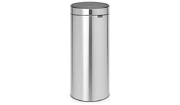 Brabantia 30L Kitchen Touch Bin, Matt Steel Fingerprint Proof