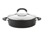 Circulon Total Hard Anodised Casserole Pan with Lid Non Stick Cookware - 24cm