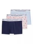 Polo Ralph Lauren Stretch Cotton Trunks, Pack of 3, Multi