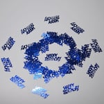 15 g Happy Birthday Party Confetti numero digitaalinen 13 16 18 20 21 30 40-Happy Birthday Blue